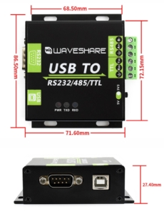 مبدل USB به RS485/RS232/TTL ایزوله درجه صنعتی