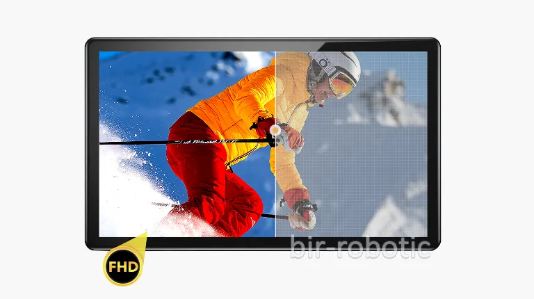 تصویر نمایش فول HD نمایشگر 15.6 اینچ خازنی