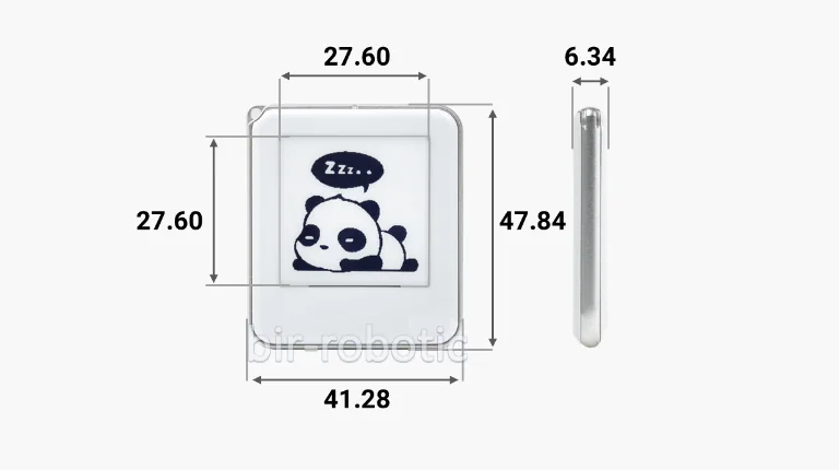 ابعاد نمایشگر e-paper سایز 1.54 اینچ مجهز به NFC