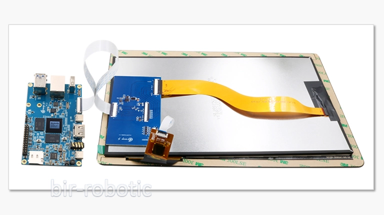 نحوه اتصال محصول به برد ارونج پای-نمایشگر اورنج پای 10.1 اینچ خازنی با رابط DSI