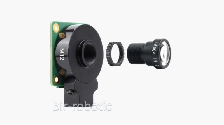 قابلیت نصب روی ماژول M12 لنز 25mm سازگار با دوربین M12 رزبری پای