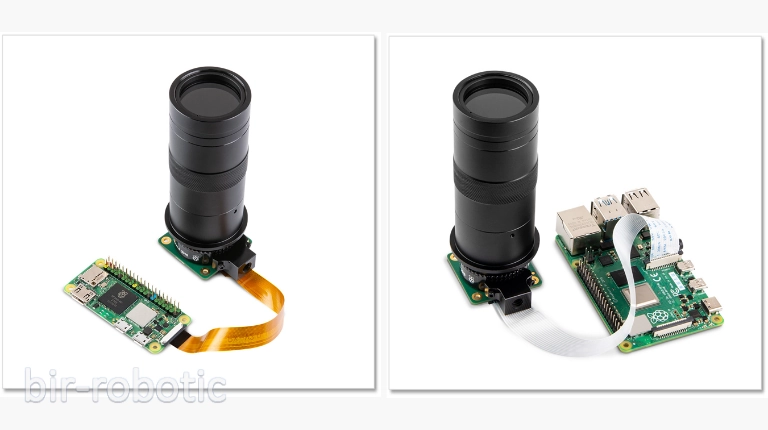 سازگاری با رزبری پای لنز میکروسکوپی 100X سازگار با دوربین HQ رزبری پای