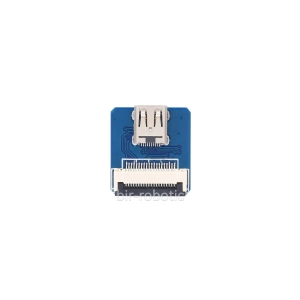 نمای بالای مبدل میکرو HDMI مادگی به کانکتور فلت