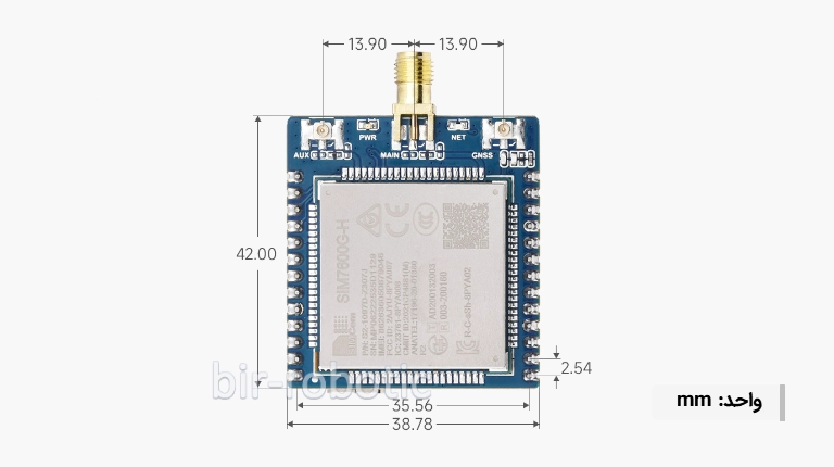 sim7600g-h 46 module-p-size