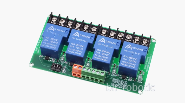 4Ch 24V 30A relay module-p-view