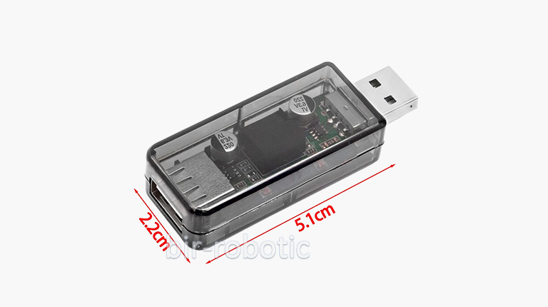 ابعاد ایزولاتور USB به USB با تراشه ADUM3160
