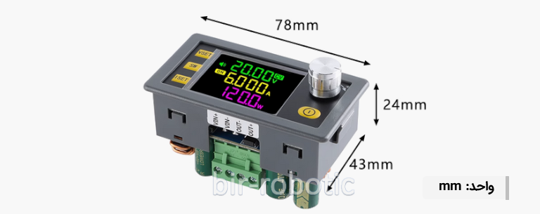 XY-SK120 Digital Direct Current Voltage-size