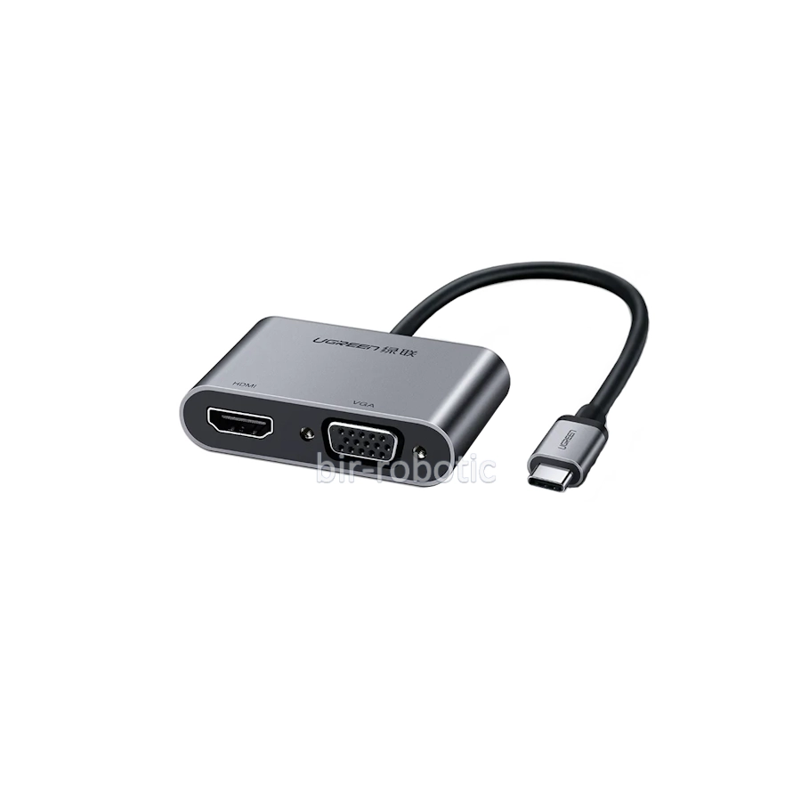 مبدل USB-C با خروجی HDMI، VGA و USB 3.0 مدل CM162