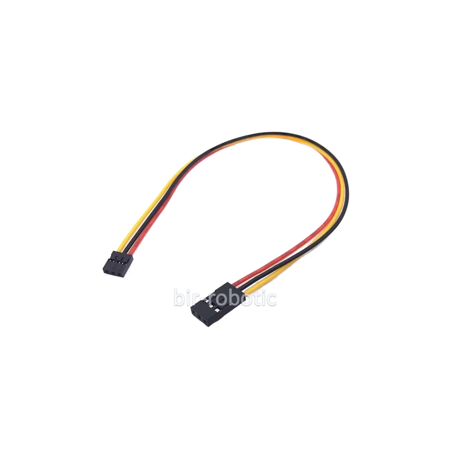 سیم جامپر 20 سانتیمتری 3 پین با گام 2.54 میلیمتر