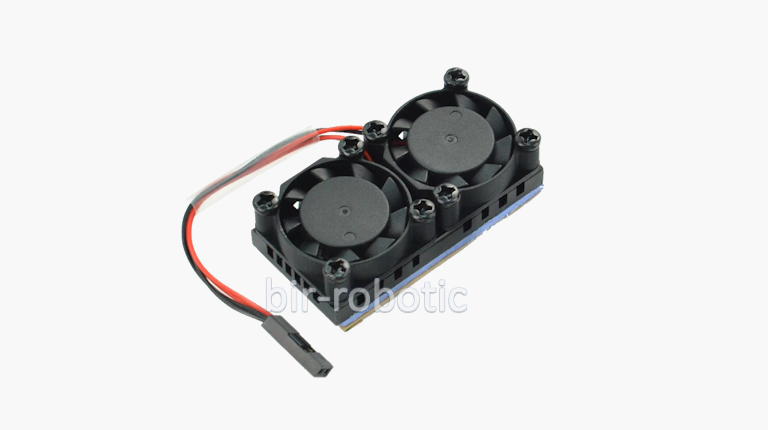 Raspberry Pi Dual Cooling Fans Kit (Compatible for Raspberry Pi 3B3B+4B)-site-view