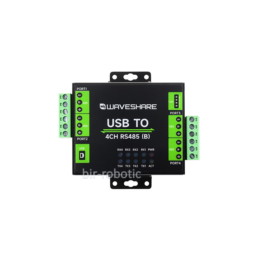 مبدل صنعتی USB به RS485 چهار کانال مدل B - Image 2